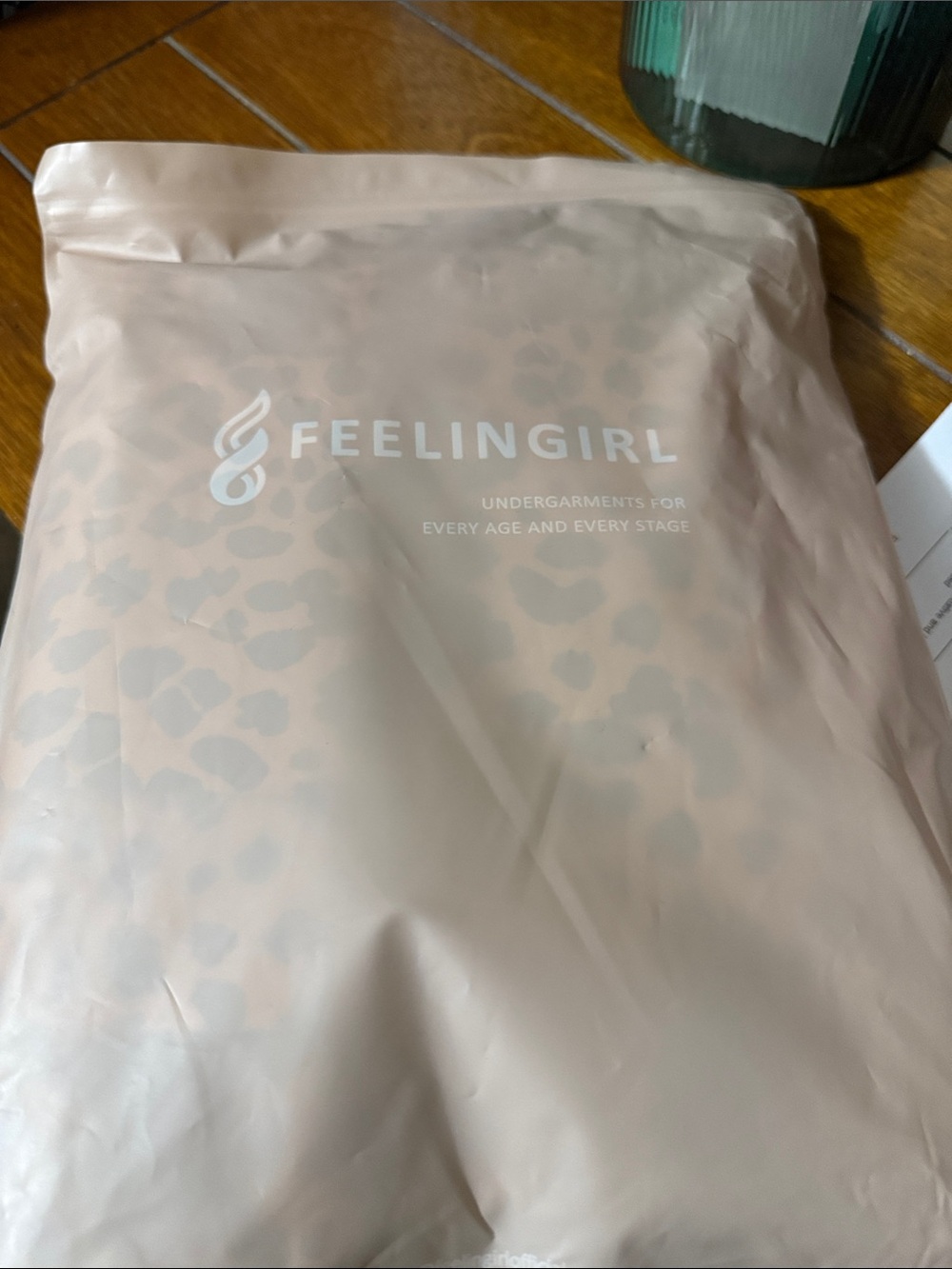 FEELINGIRL Nude Leopard-Print waist trainer